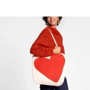 Brand New Frances Valentine Easy tote heart